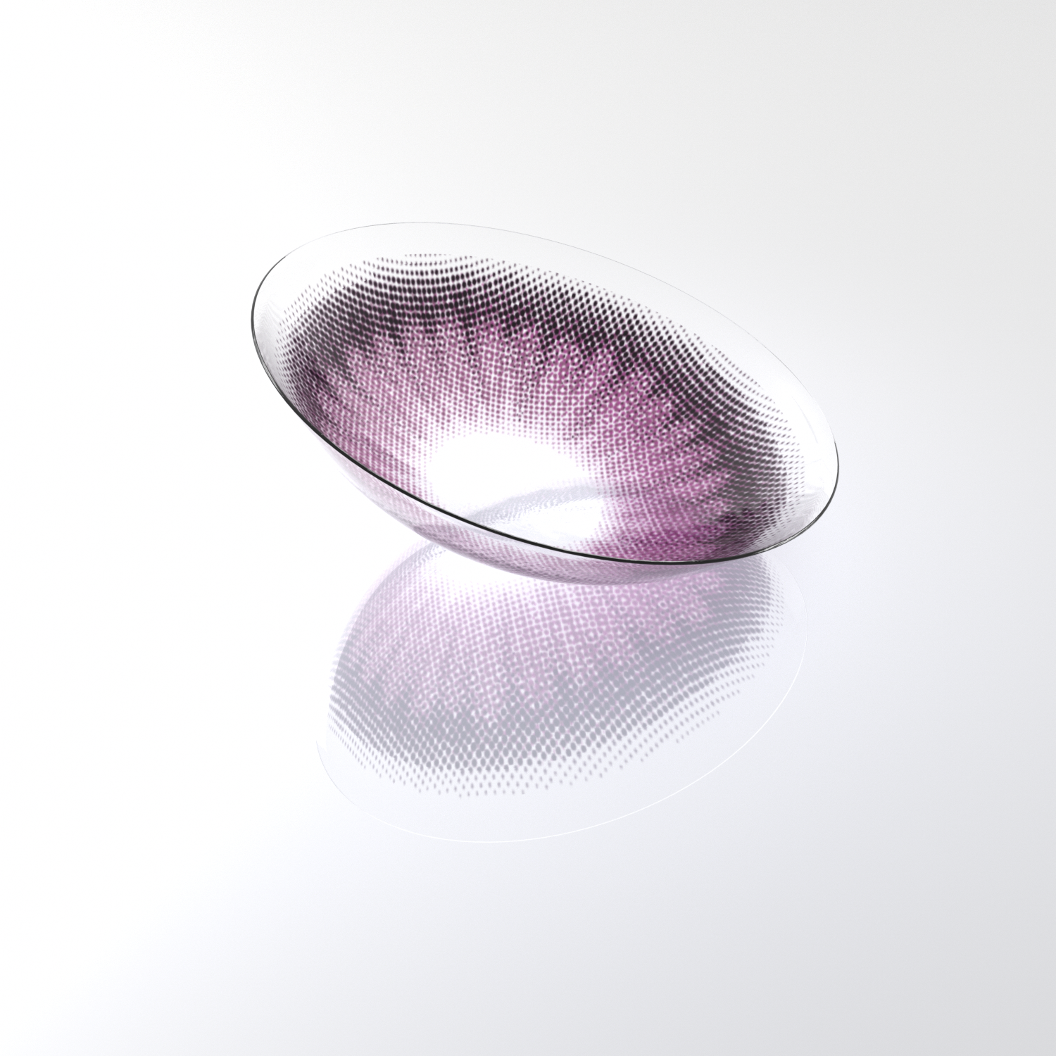 BONVIRO Lavender Violet Colored Contact Lenses – Natural Smoky Purple Contacts for Dark Eyes | 6 Months Wear