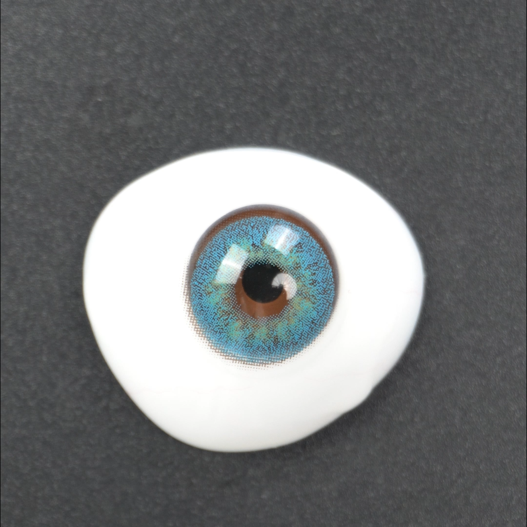BONVIRO Starry Azure Colored Contacts – Vibrant Blue Green Lenses for Dark Eyes | 6 Months Wear
