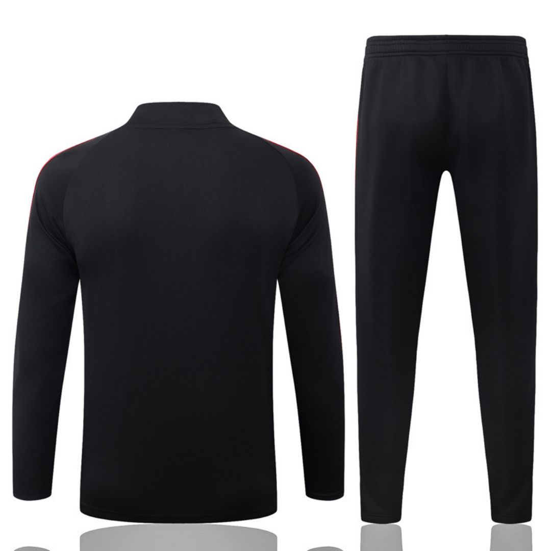 Kid's Manchester United 1/4 Zipper Sweat Kit(Top+Pants) 2026/27