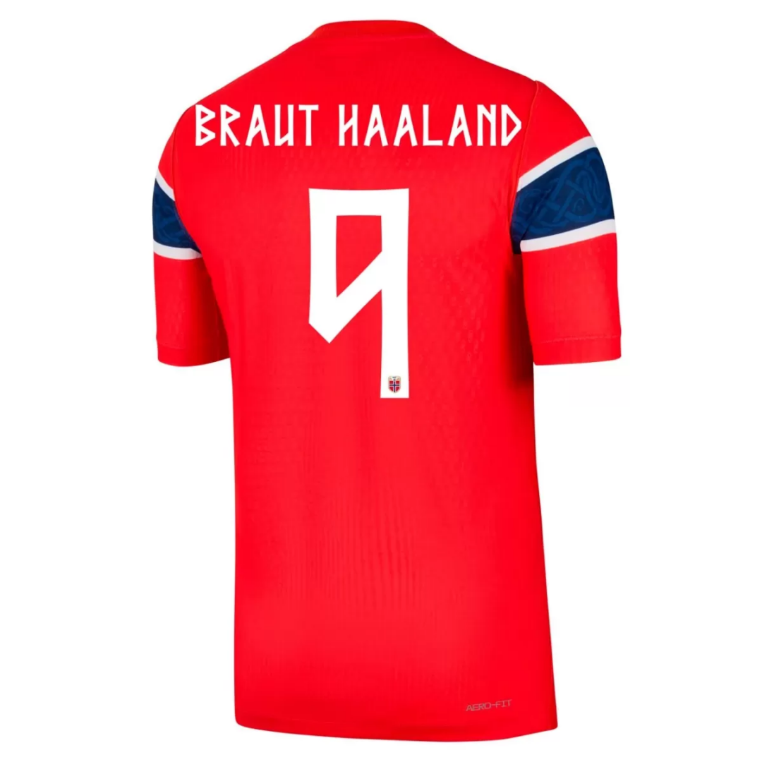 BRAUT HAALAND #9 Norway Home Jersey World Cup 2026
