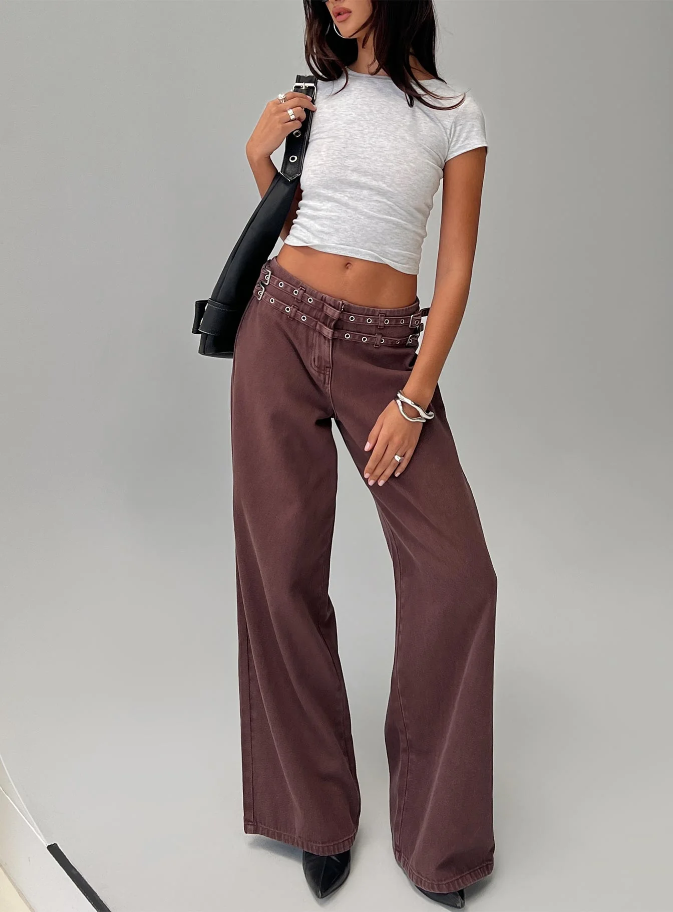 Baccarat Belted Pant Chocolate
