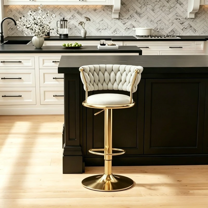 velvet bar chair
