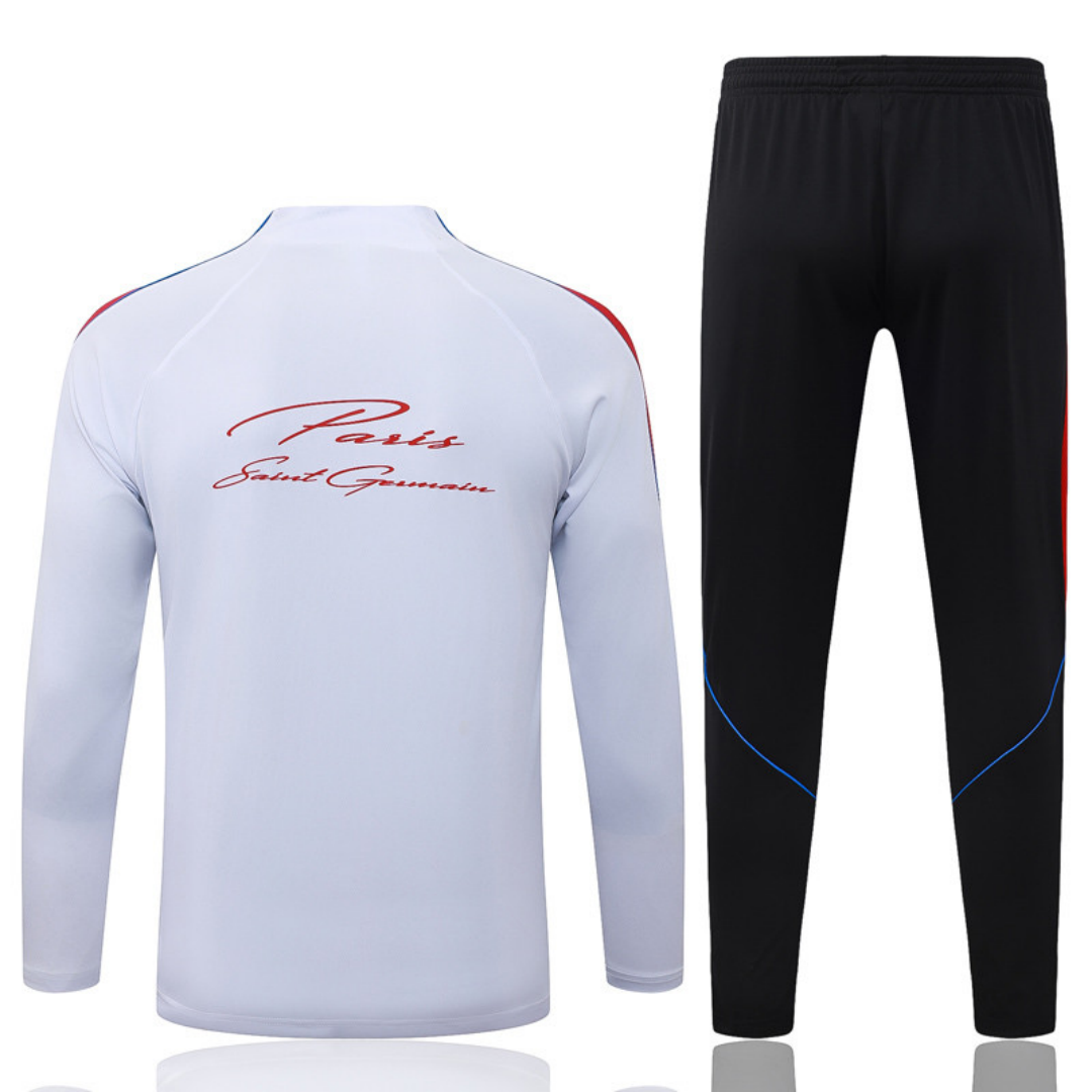 Kid's Paris Saint-Germain PSG 1/4 Zipper Sweat Kit(Top+Pants) 2026/27