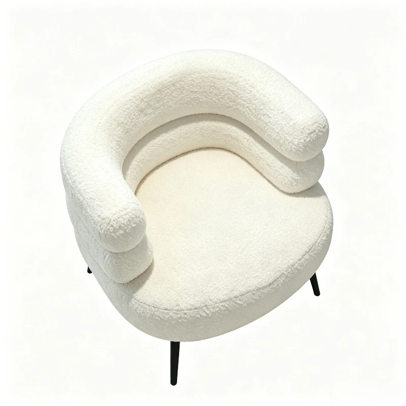 Fuzzy makeup stool
