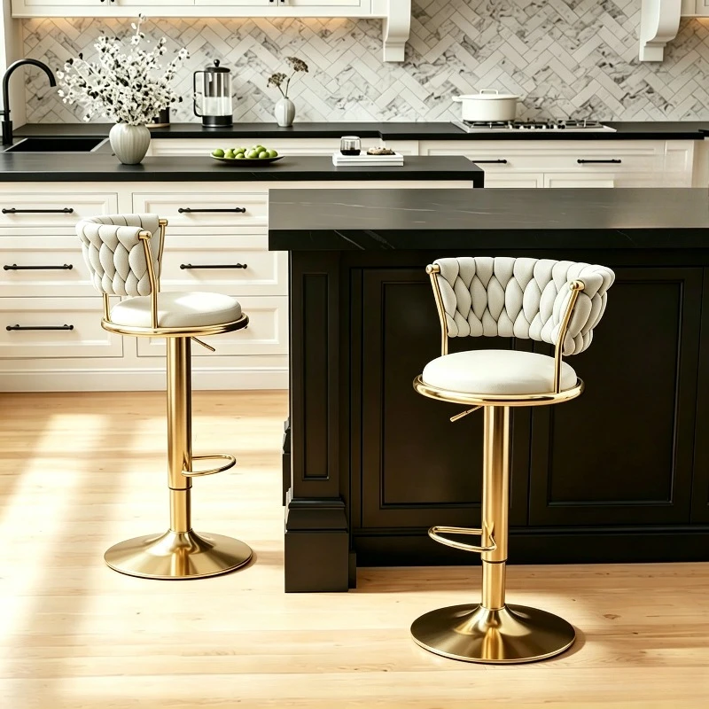 velvet bar chair