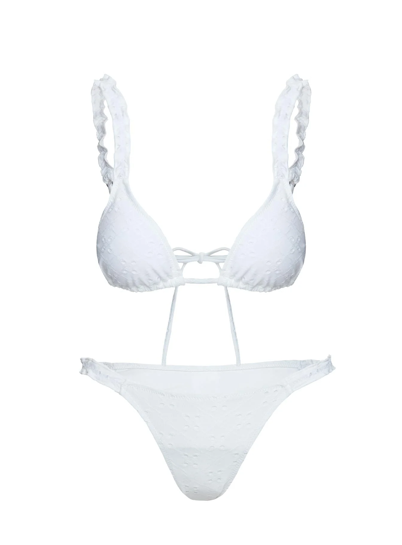 Hot Stuff Bikini Bottoms White