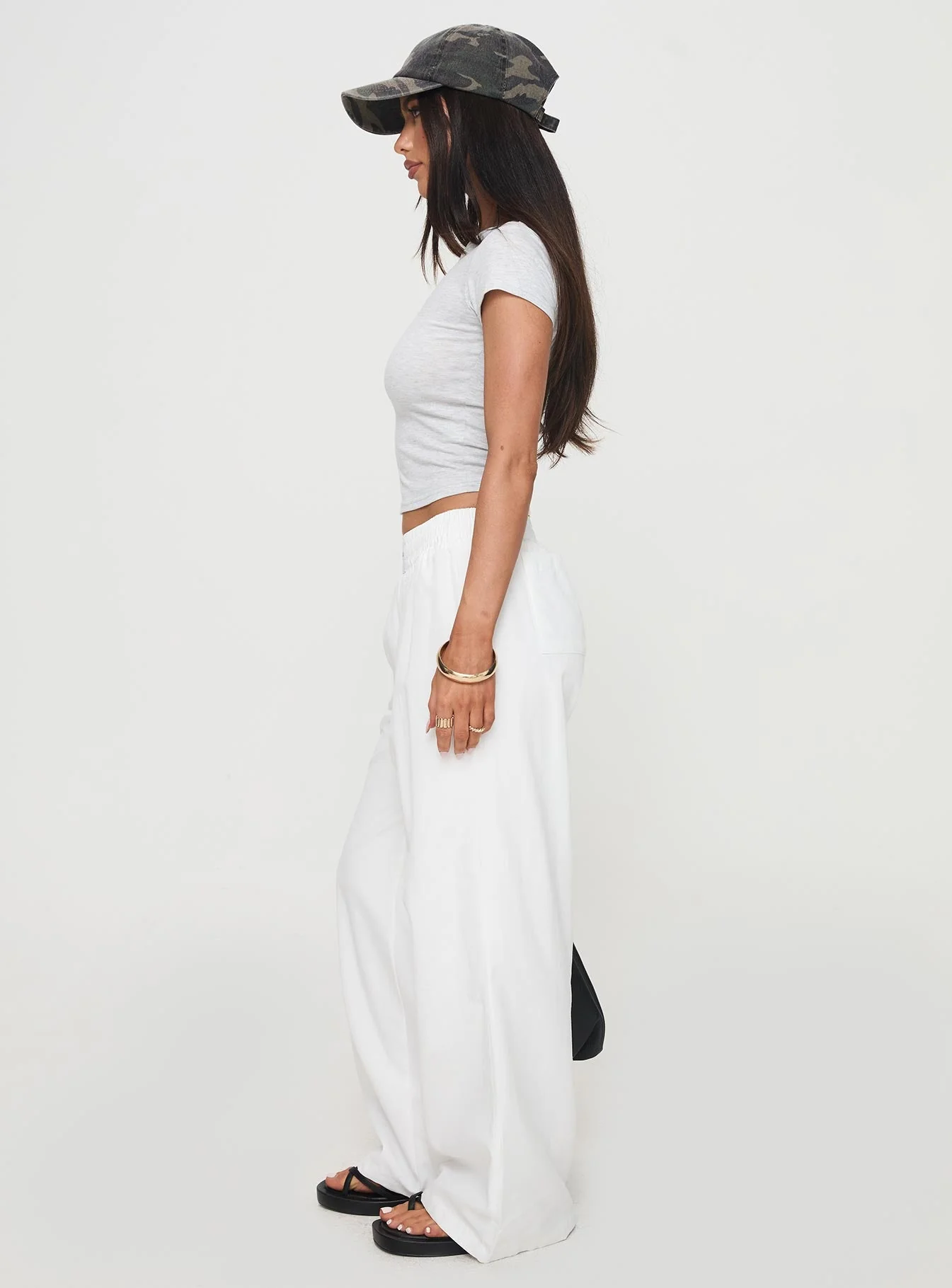 Beach House Pants White Tall