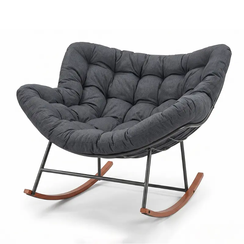 Solid Wood Footrest Rocking Chair（ 35.43