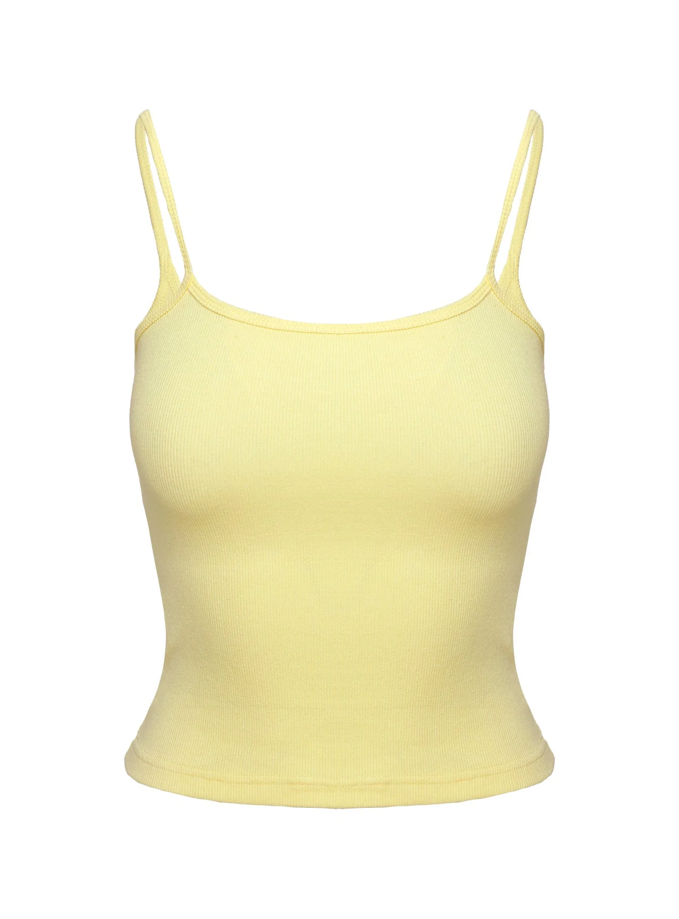 Baseline Rib Top Yellow