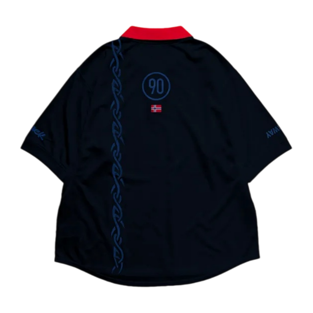 Travis Scott Cactus Jack x Nike Norway Total 90 Retro Jersey Navy