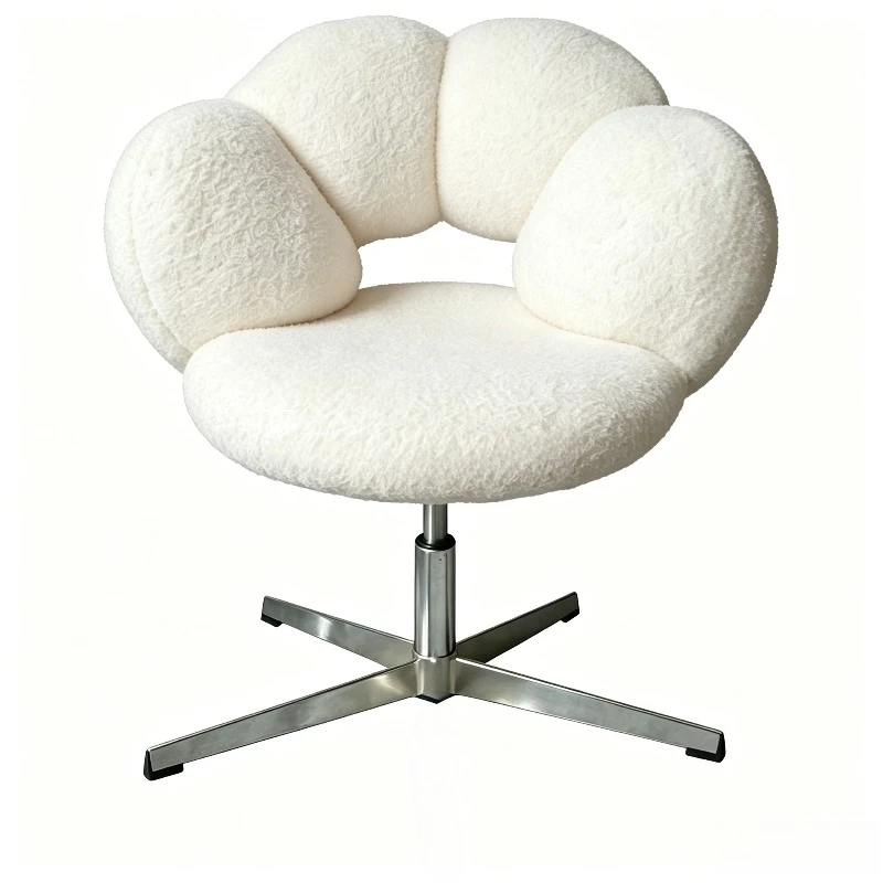 Cat Paw Plush Makeup Chair