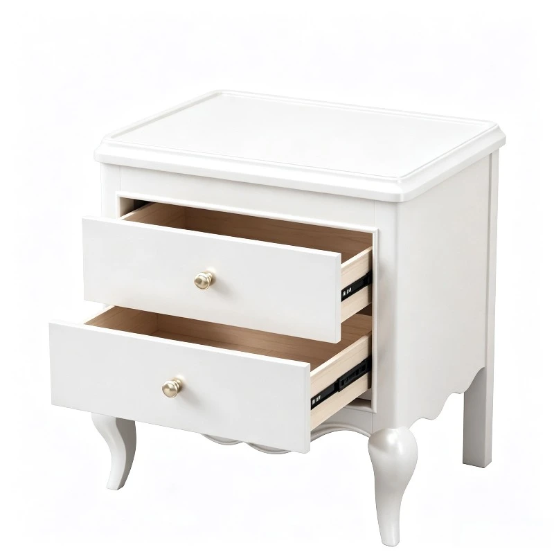 Carved Solid Wood Nightstand(21.65