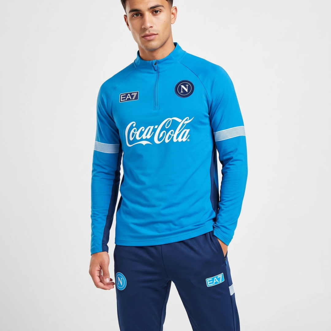 SSC Napoli 1/4 Zipper Sweat Kit(Top+Pants) 2026/27