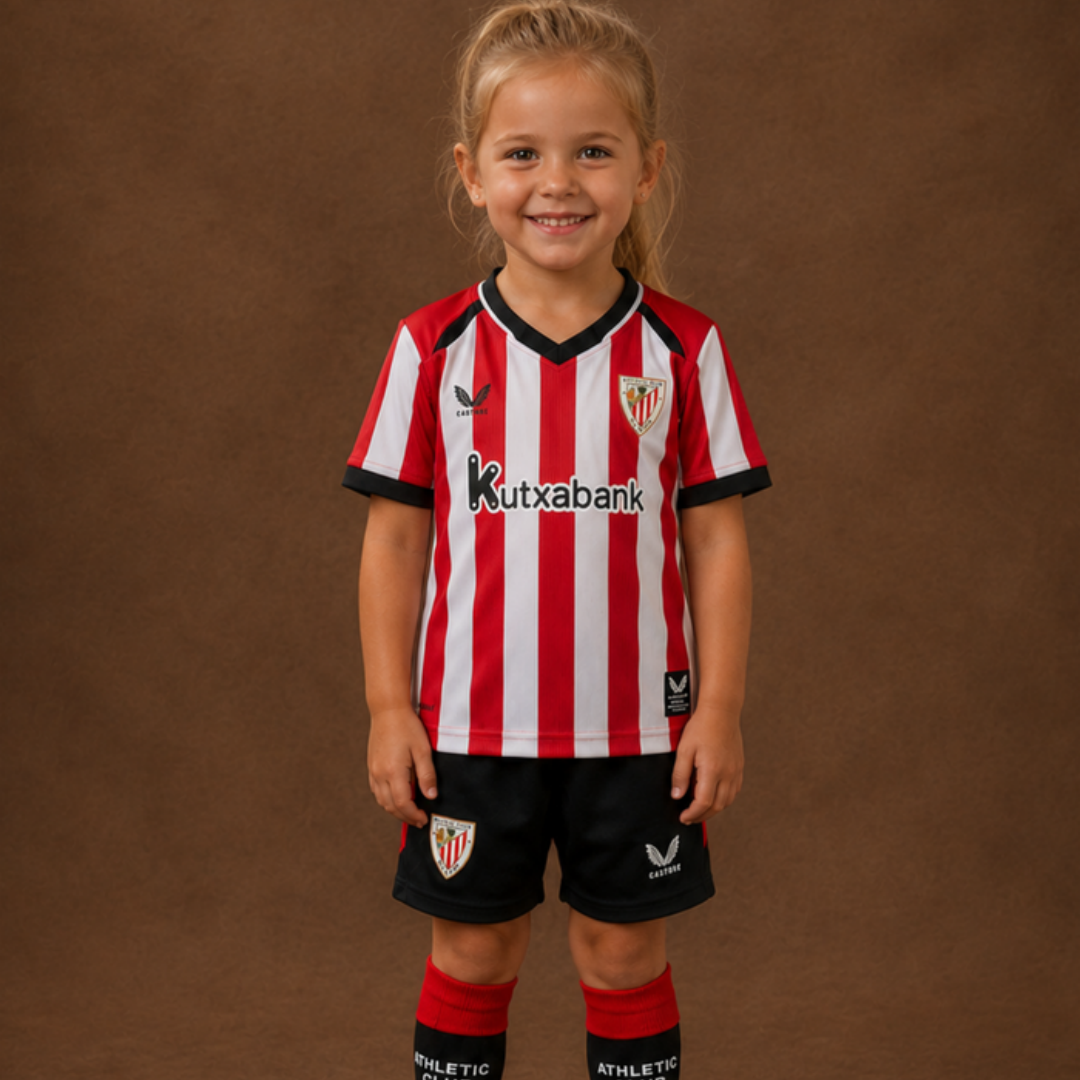 Kid's Athletic Club Bilbao Home Kit 2026/27