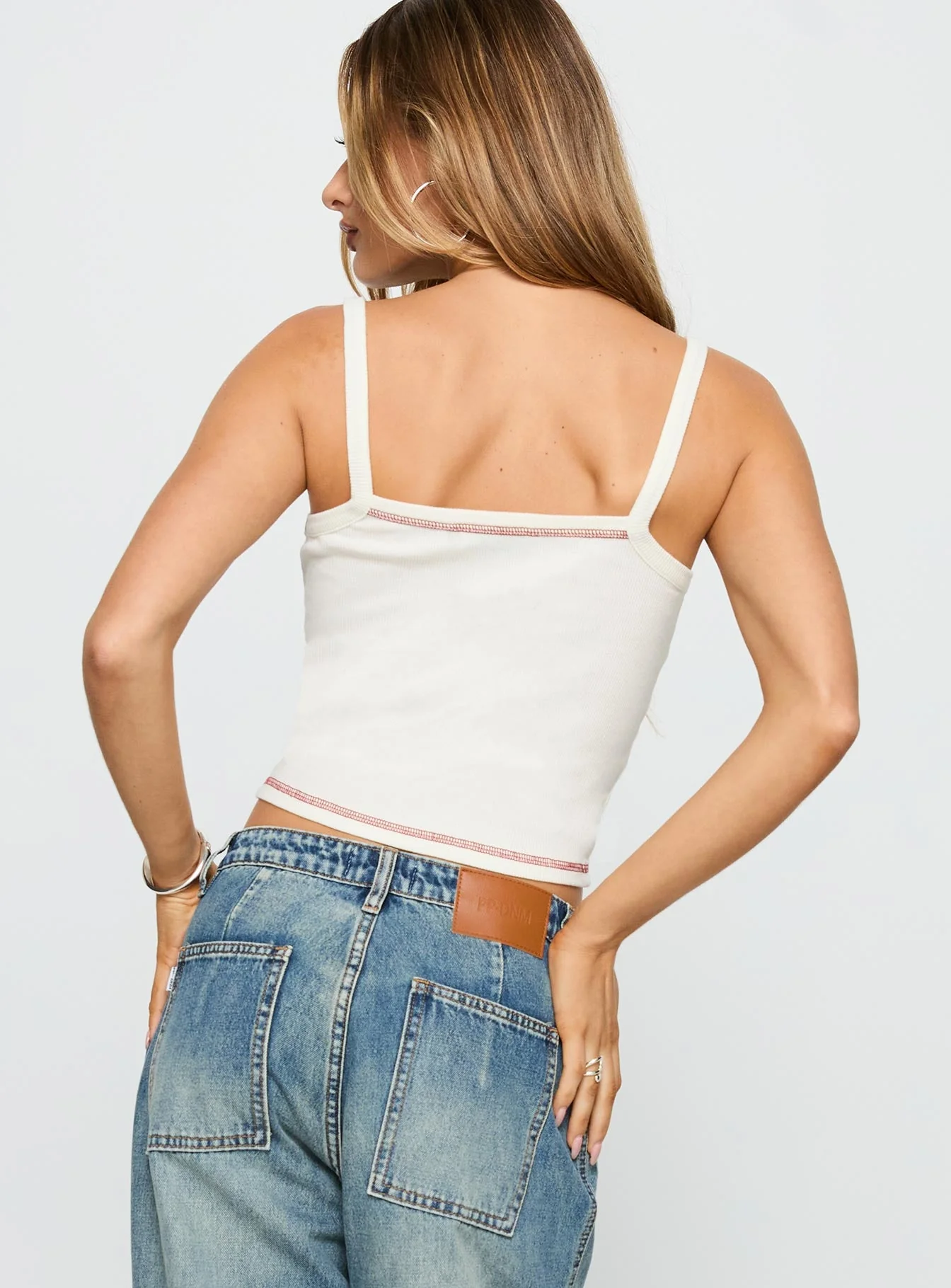 Smooches Graphic Top Cream