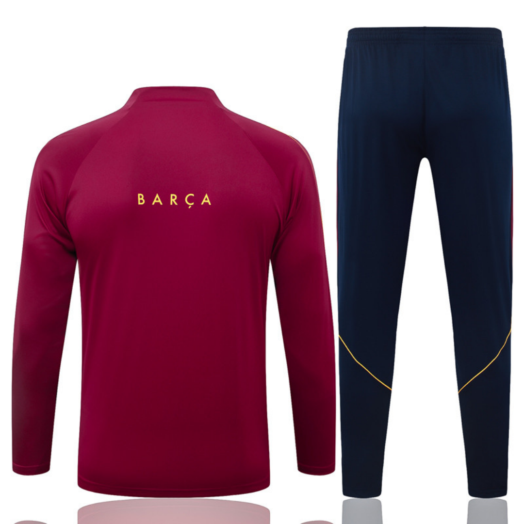 Barcelona 1/4 Zipper Sweat Kit(Top+Pants) 2026/27