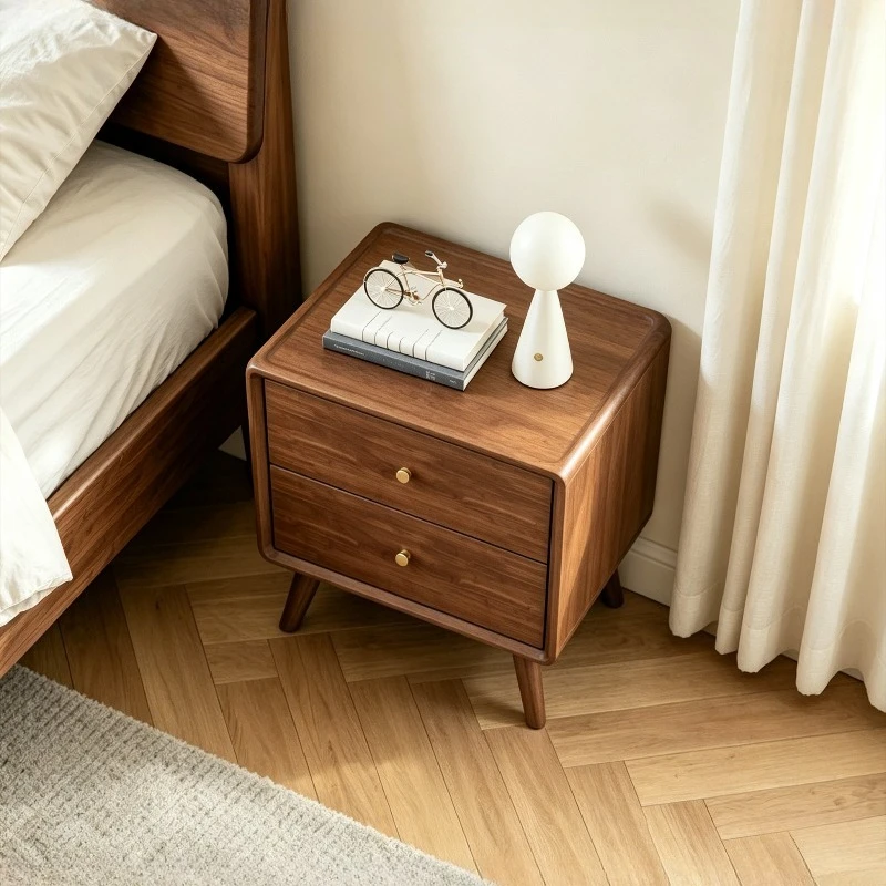 Solid oak nightstand（17.72