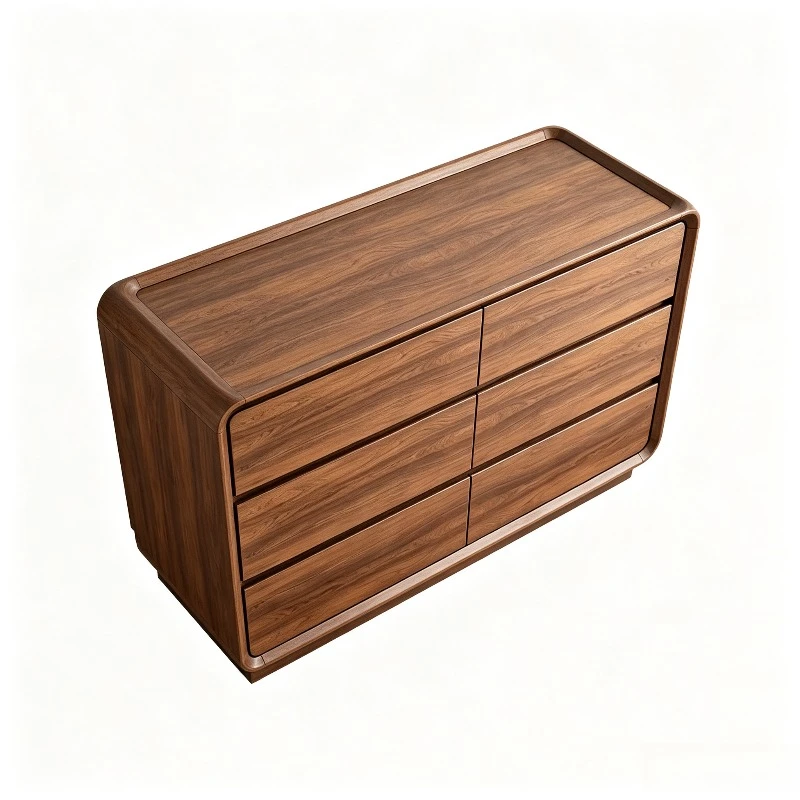 Six-drawer solid wood cabinet(47.24