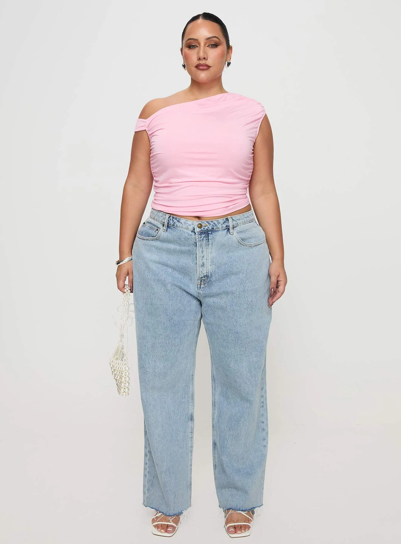Fawcett Jeans Light Wash Denim Curve
