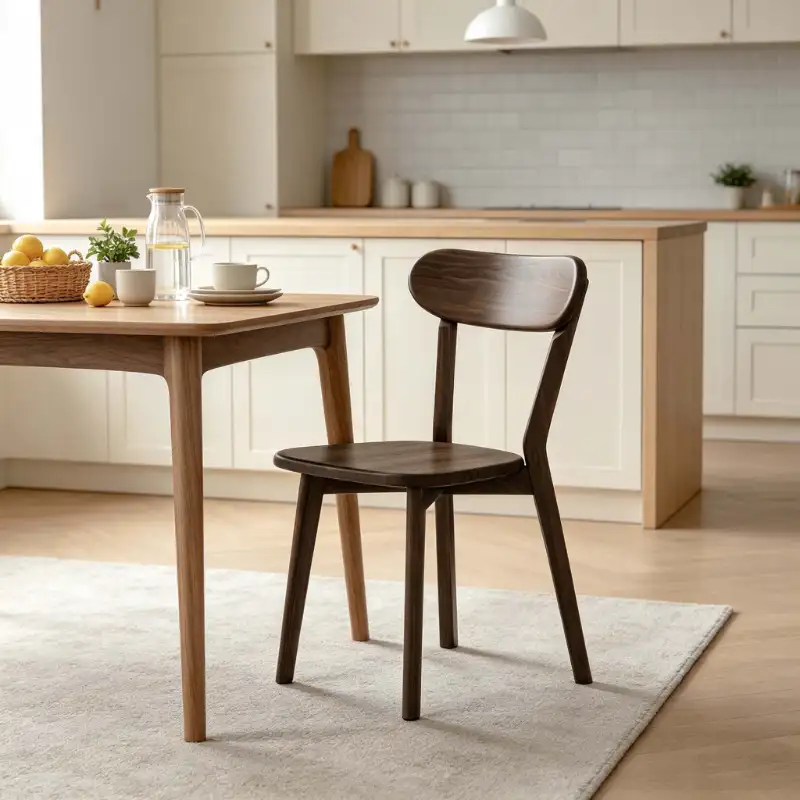 Dining chair, back support