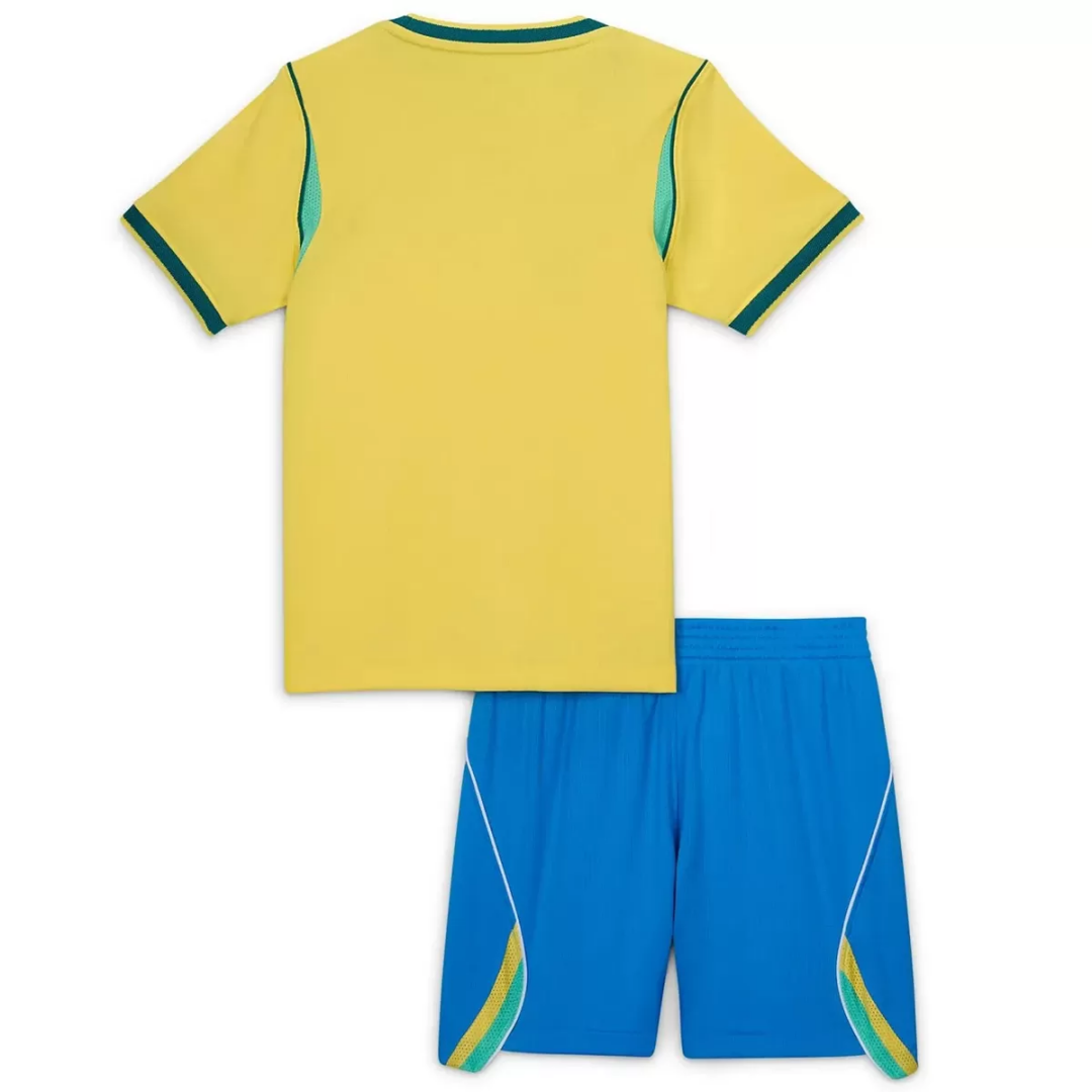 Kid's Brazil Home Kit World Cup 2026