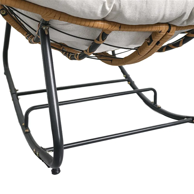 Wicker rocking chair, linen(39.76