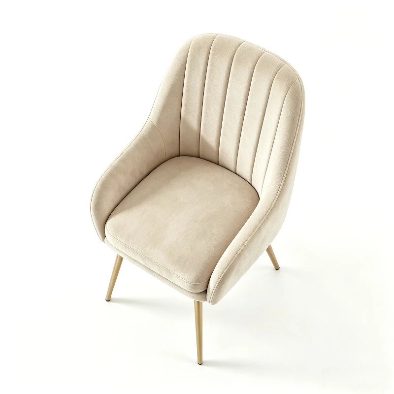 Velvet dining chair