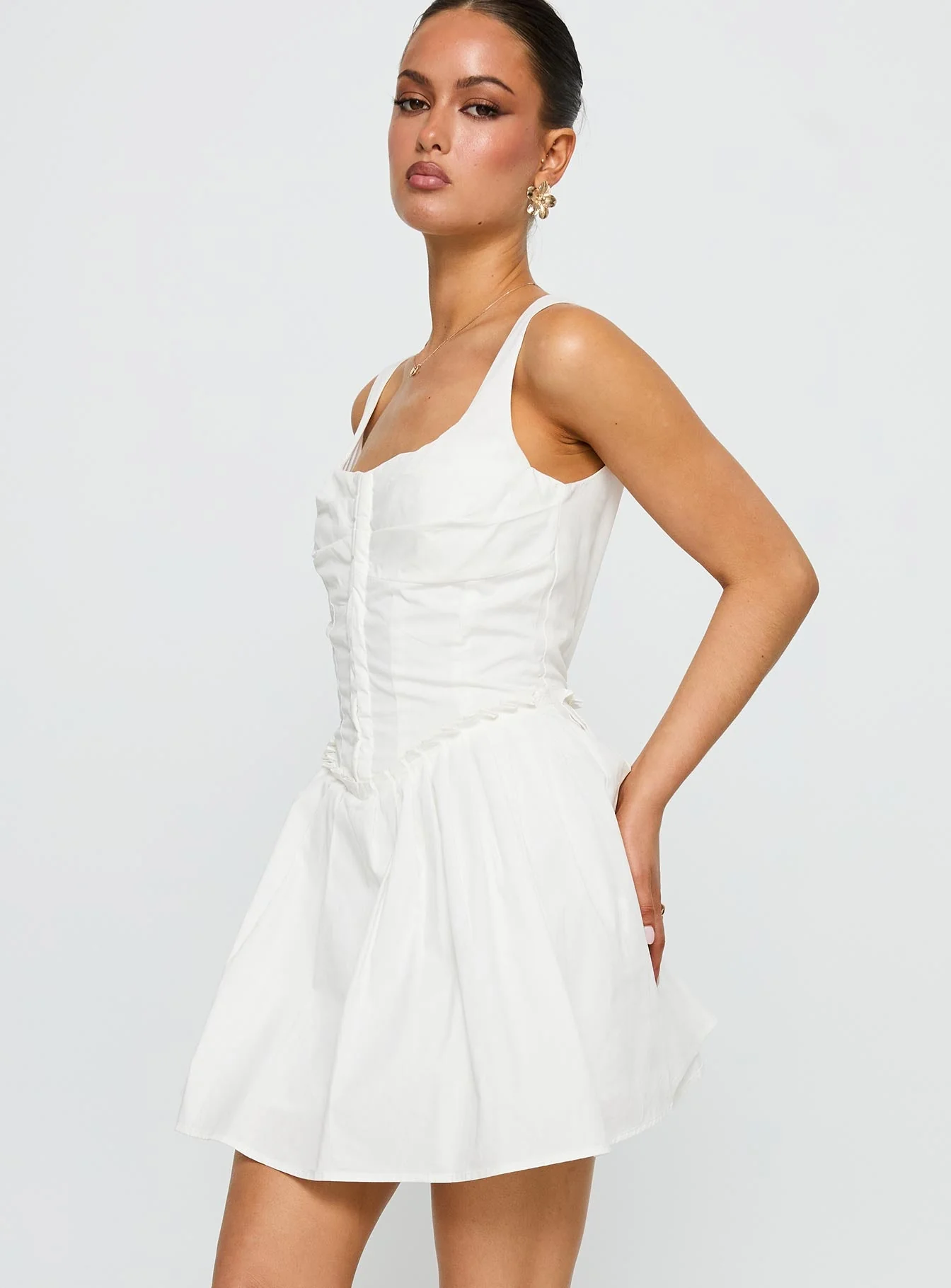 Wild Ideas Mini Dress White
