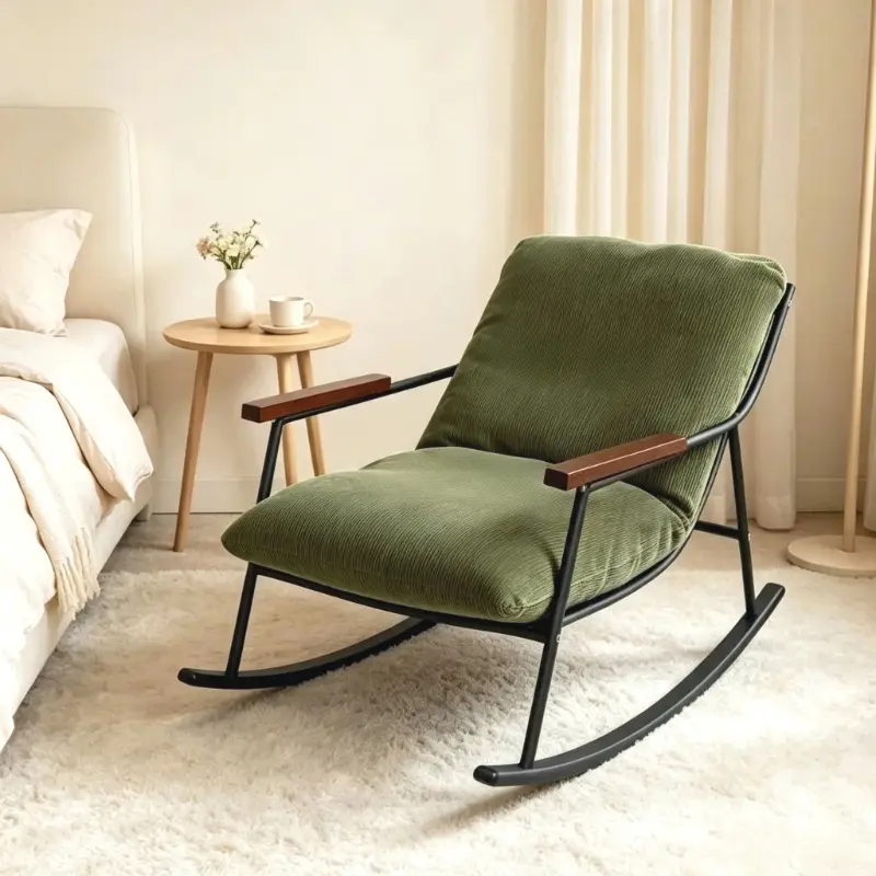 Corduroy rocking chair(43.32