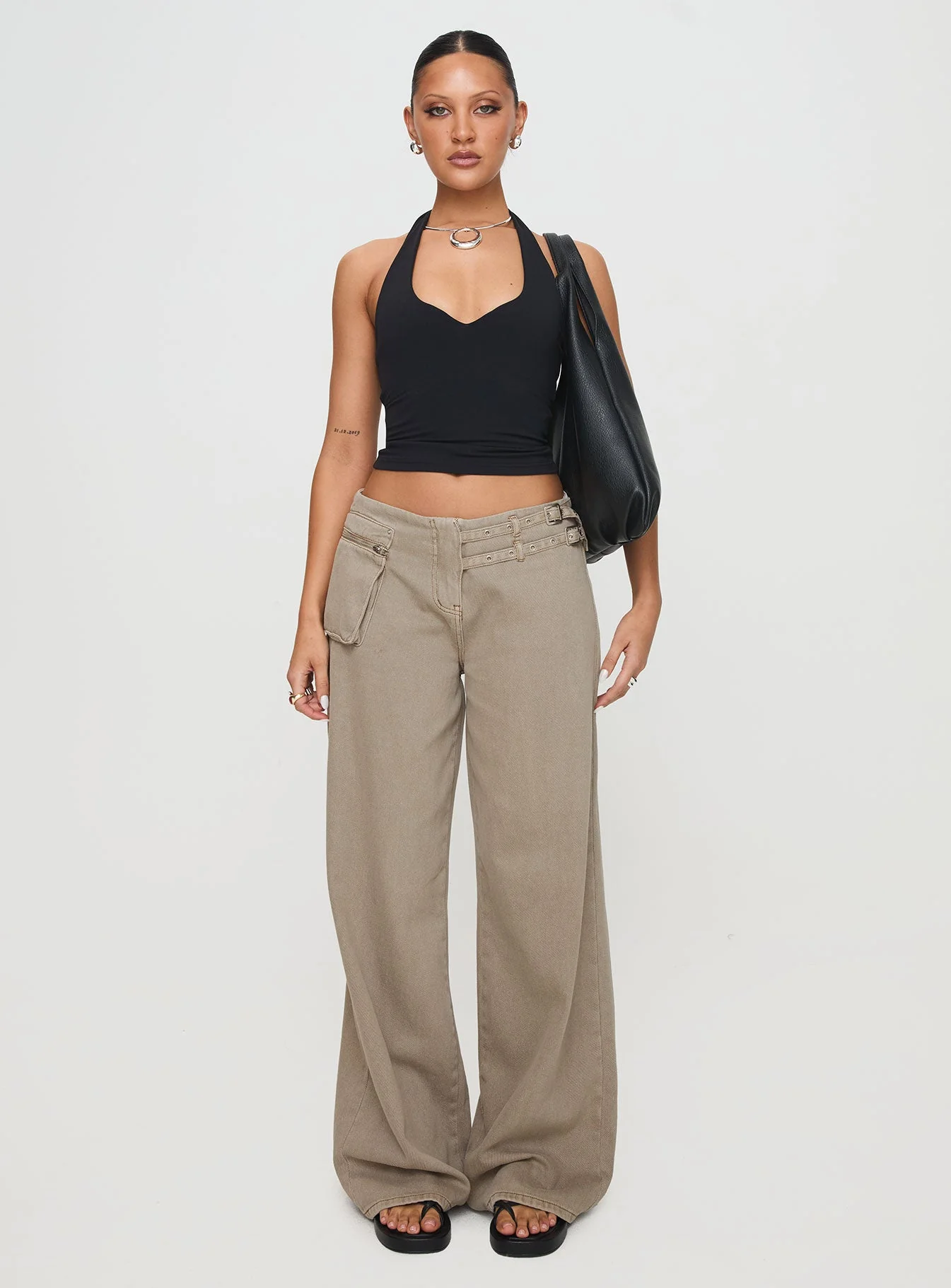Paltrow Cargo Jeans Washed Brown