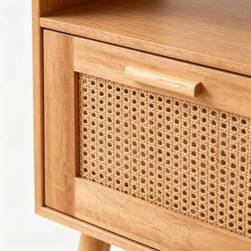 Bedside table with a power outlet(15.7