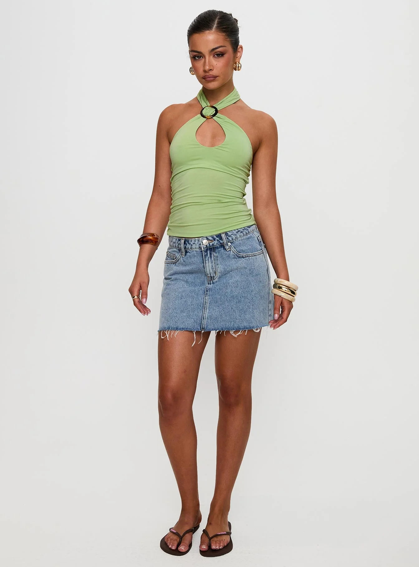 Quell Top Green