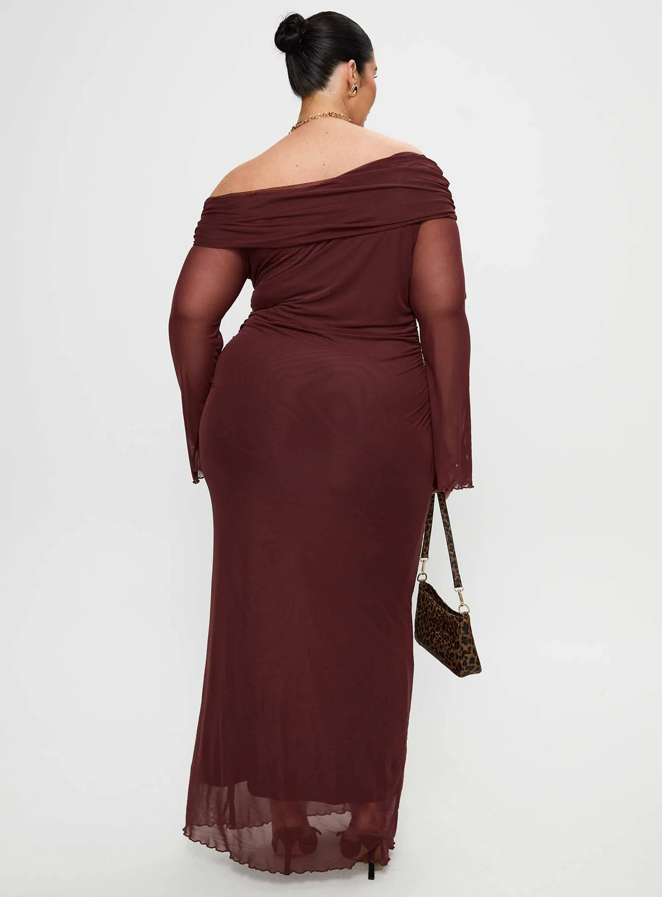 Consideration Maxi Dress Chocolate Curve