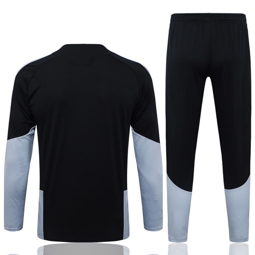 Kid's Real Madrid 1/4 Zipper Sweat Kit(Top+Pants) 2026/27