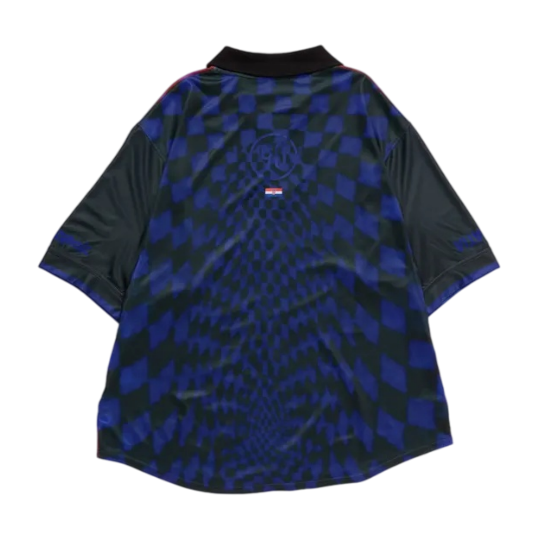 Travis Scott Cactus Jack x Nike Croatia Total 90 Retro Jersey Red&Blue