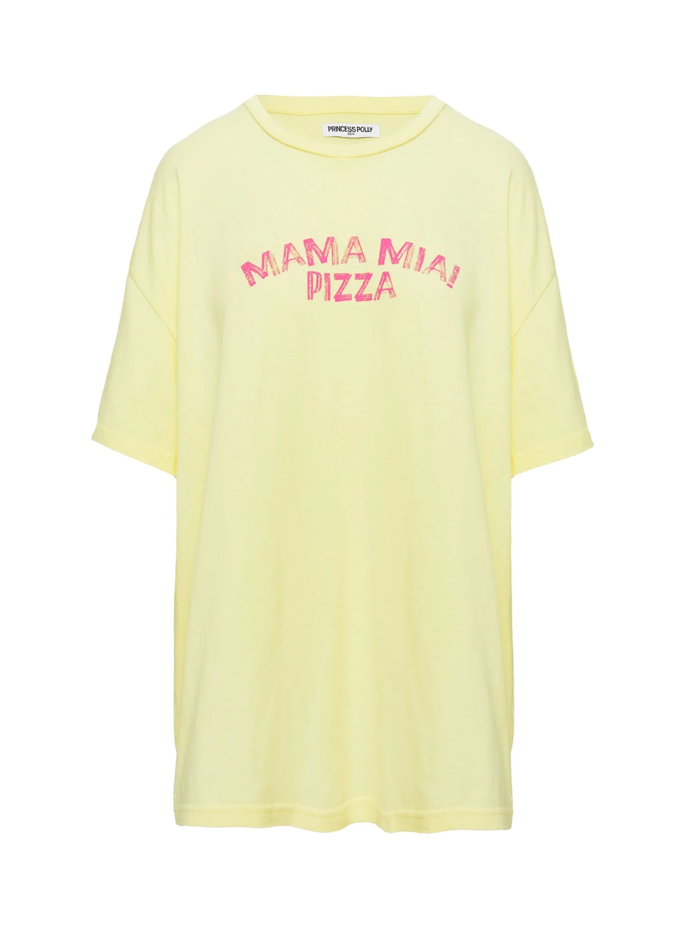 Made With Love Graphic Top Pastel Yellow