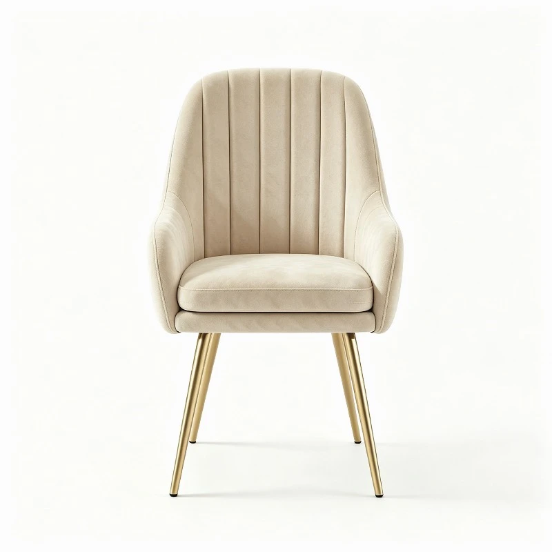 Velvet dining chair
