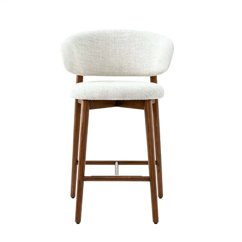 Solid Wood Linen Bar Chair