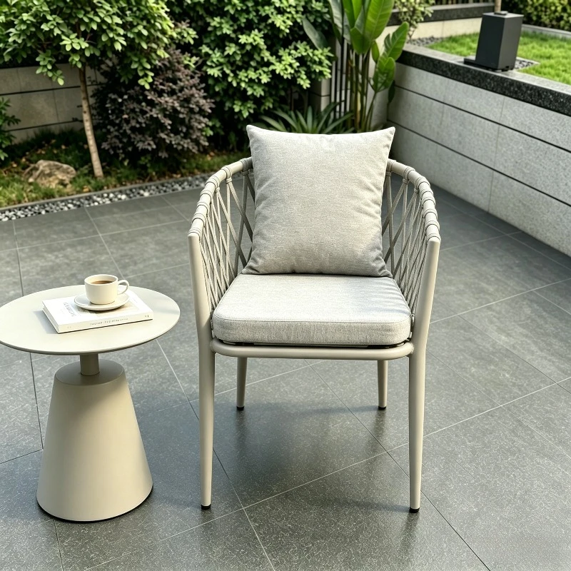 Handwoven Rope Outdoor Chair