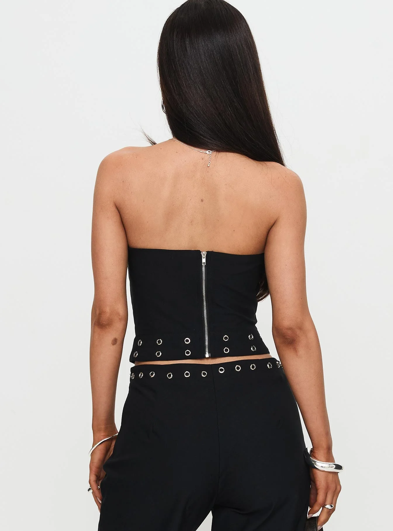 Passionette Strapless Top Black Petite