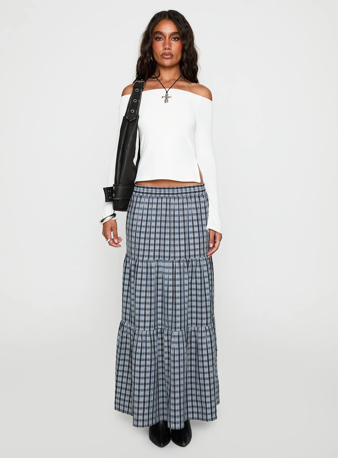 Maestro Off The Shoulder Top White