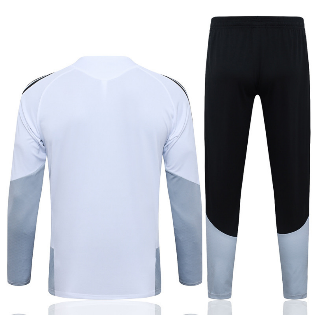 Kid's Real Madrid 1/4 Zipper Sweat Kit(Top+Pants) 2026/27