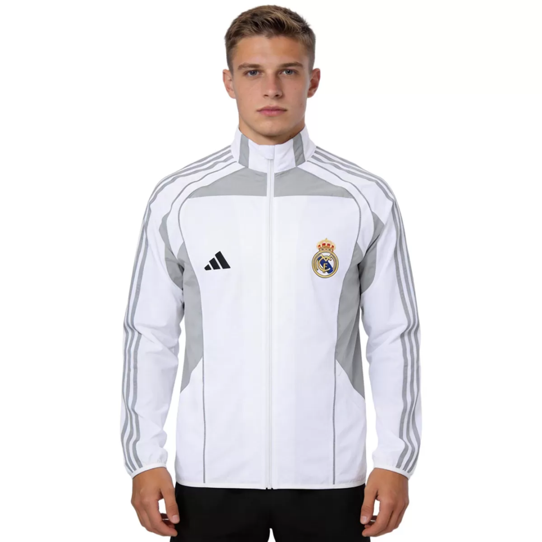 Real Madrid Windbreaker Jacket White 2025/26