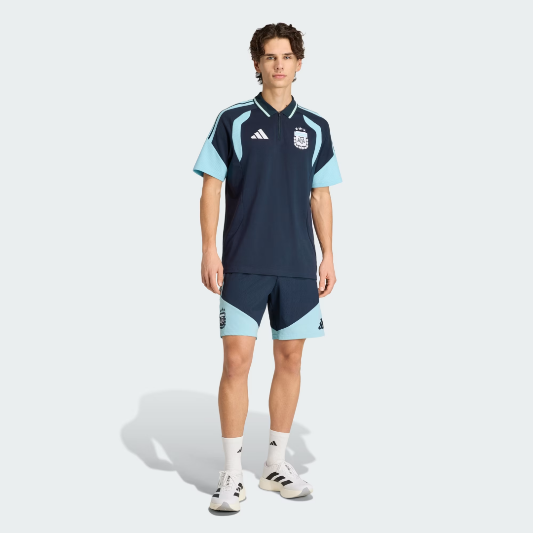 Argentina Tiro Training Polo Jersey Blue World Cup 2026