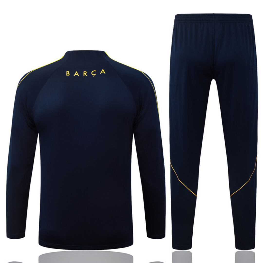 Barcelona 1/4 Zipper Sweat Kit(Top+Pants) 2026/27