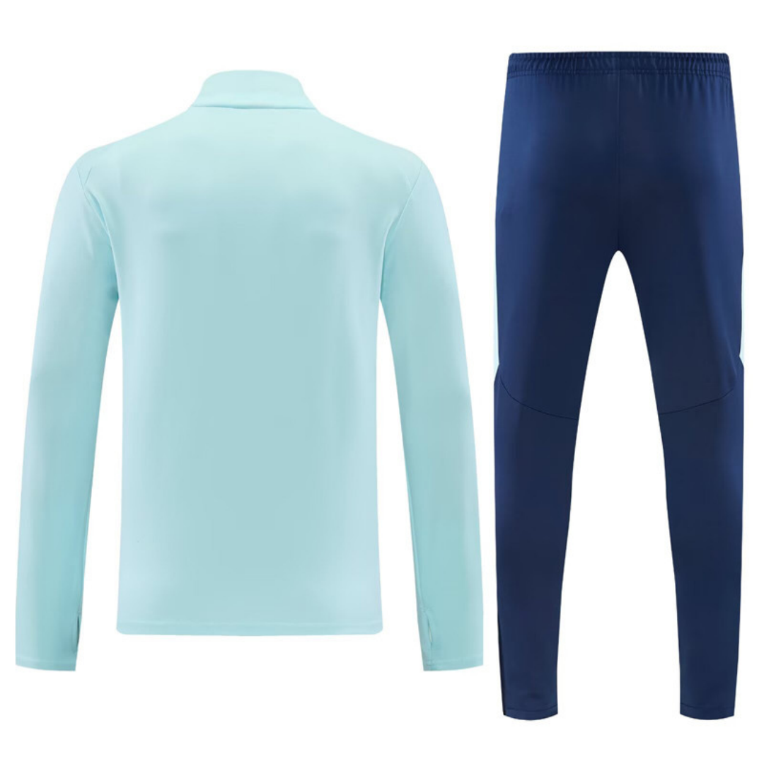 Kid's Manchester City 1/4 Zipper Sweat Kit(Top+Pants) 2026/27