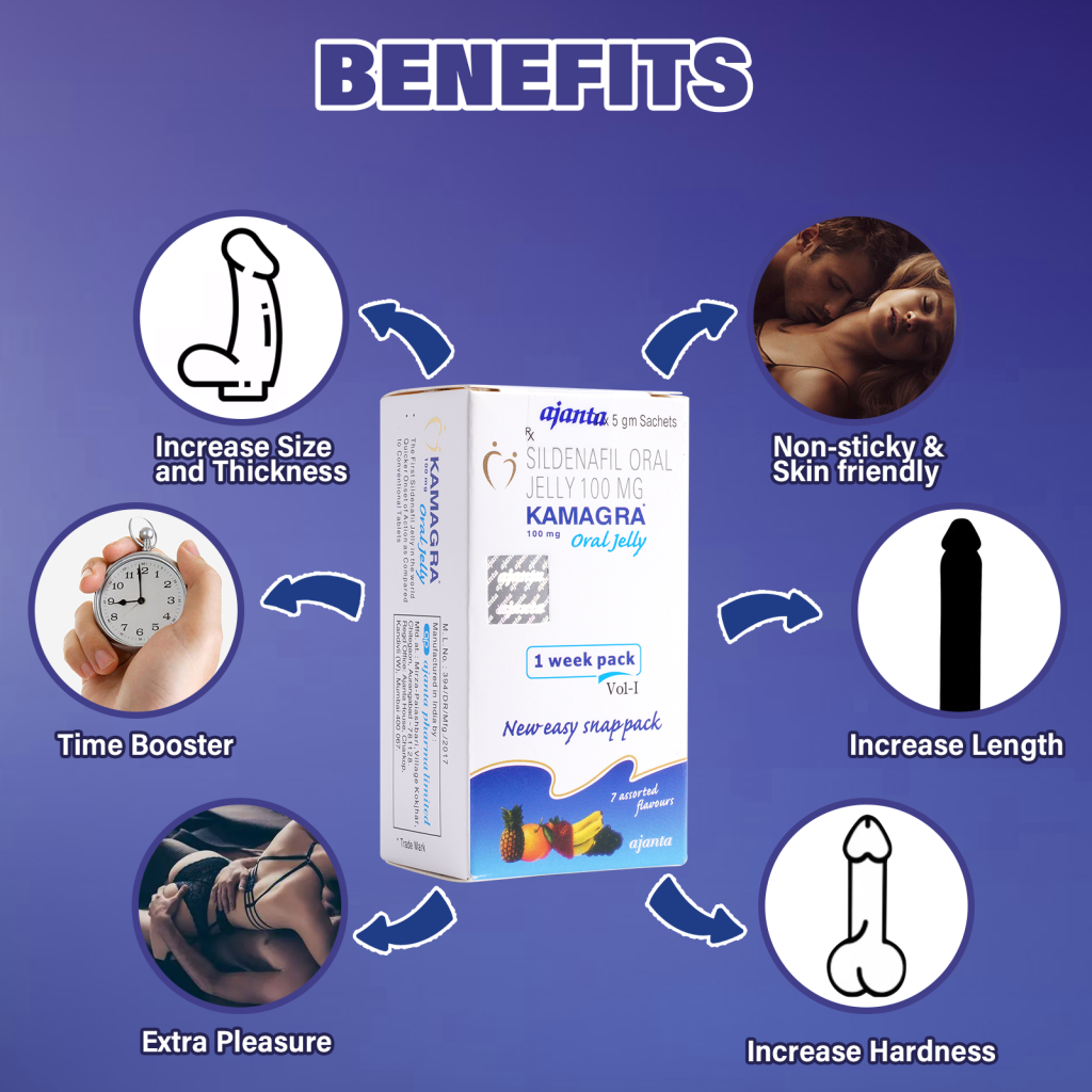 Kamagra Oral Jelly US 100mg – 14 Sachets (2 x 7 Pack)