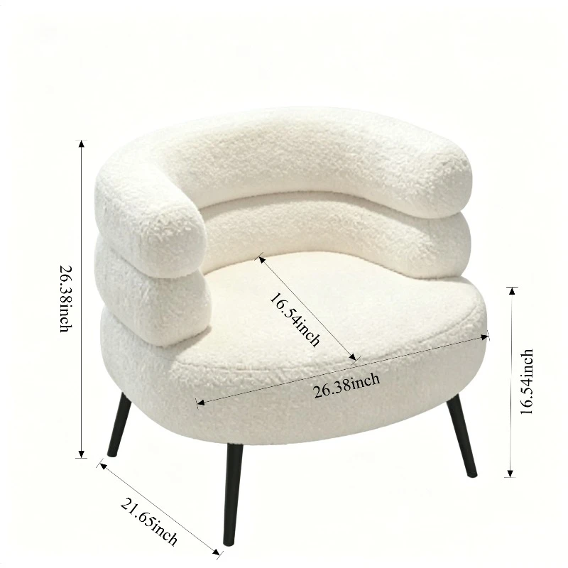 Fuzzy makeup stool