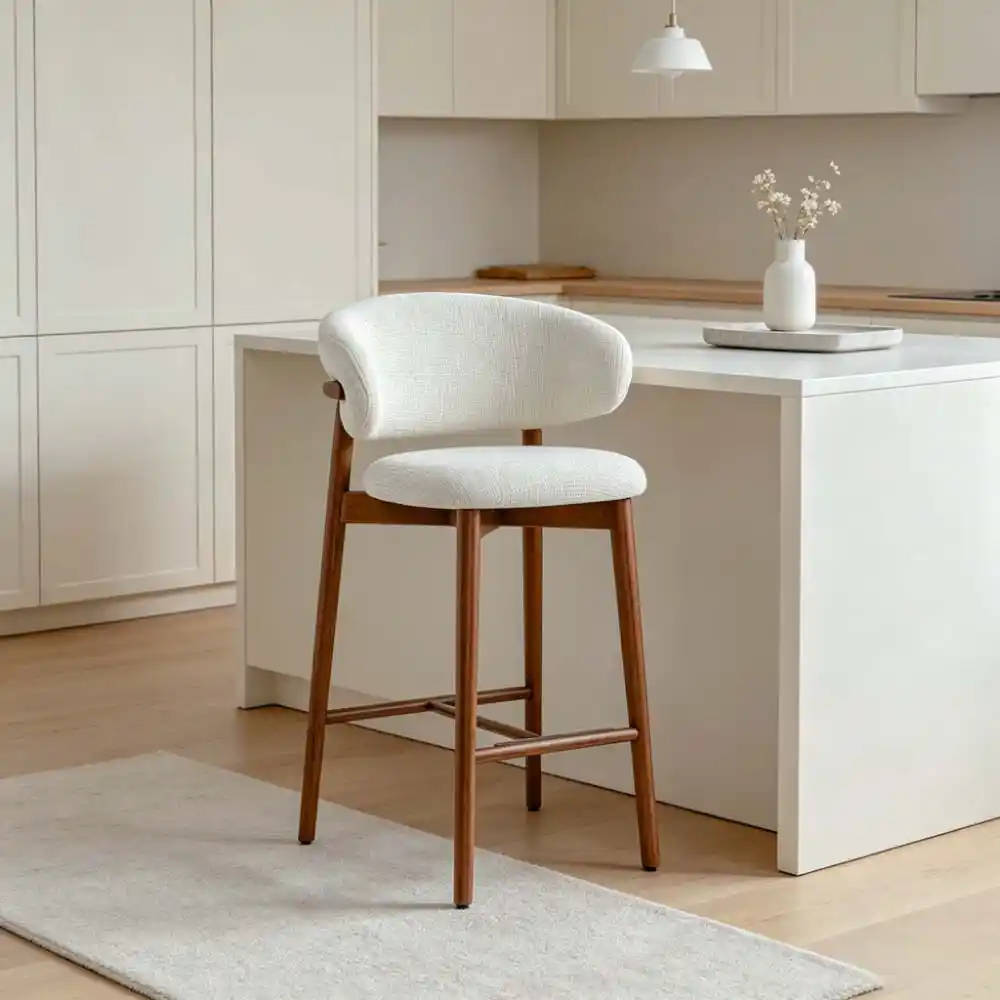 My Go-To Scandinavian High-Back Bar Stool for Cozy Everyday Moments