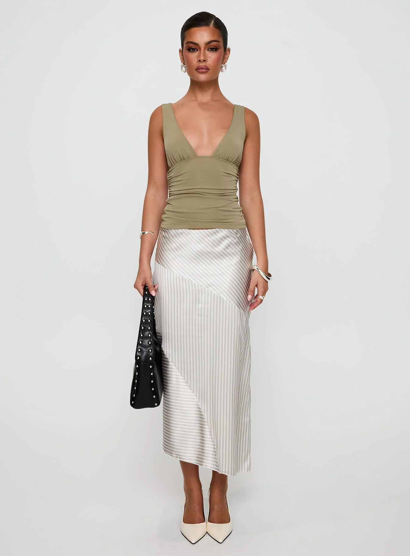 Sublime Ruched Top Green